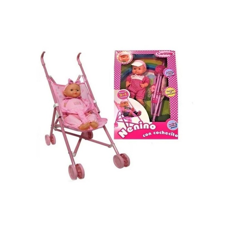 BEBÉ NENINO CON COCHE DE PASEO CARIÑITO