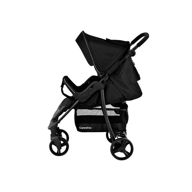 COCHE CARESTINO CITY V2 CON ACCESORIOS NEGRO