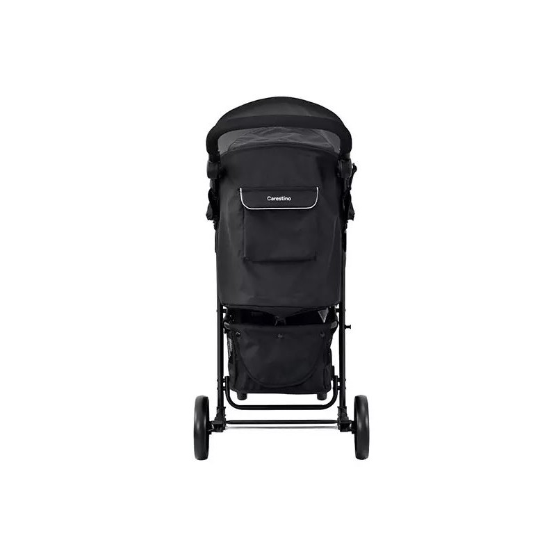 COCHE CARESTINO CITY V2 CON ACCESORIOS NEGRO