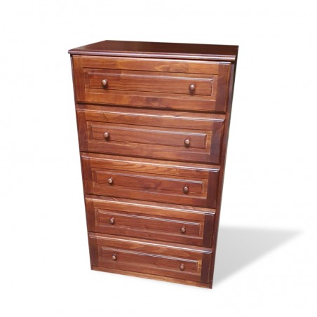 CHIFONIER 5 CAJONES CEDRO