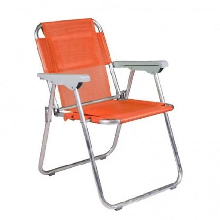 SILLÓN SOL ALUMINIO NARANJA