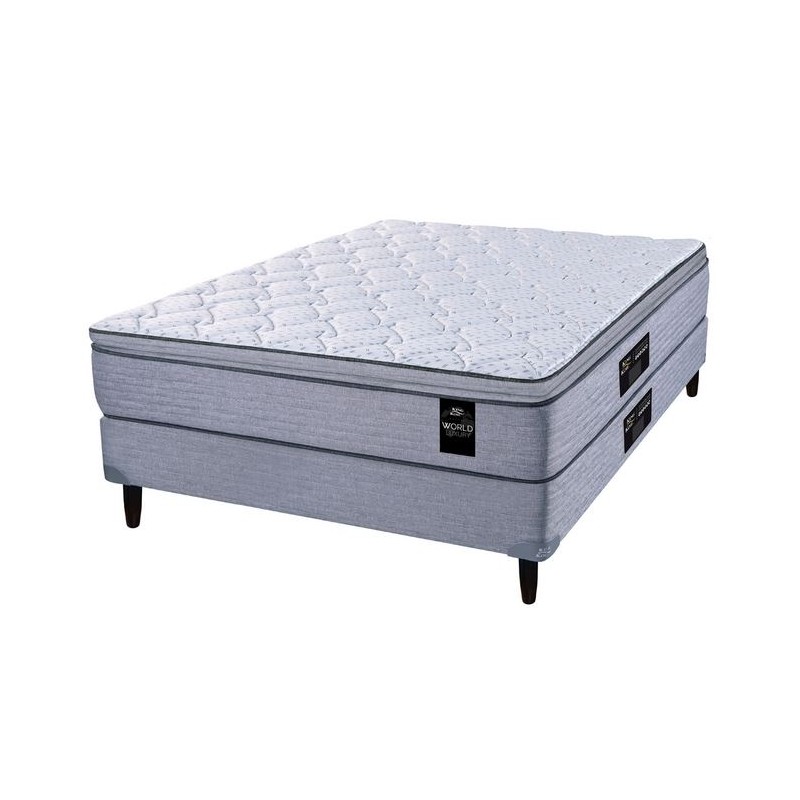 COLCHÓN + SOMMIER KING KOIL KENSINGTON RESORTES 140x190