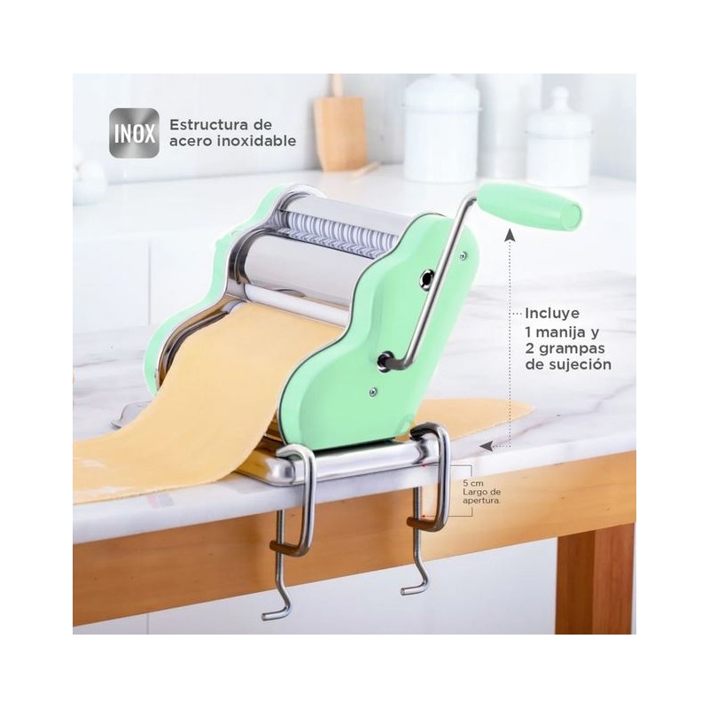 MÁQUINA PASTALINDA CLÁSICA 200 VERDE