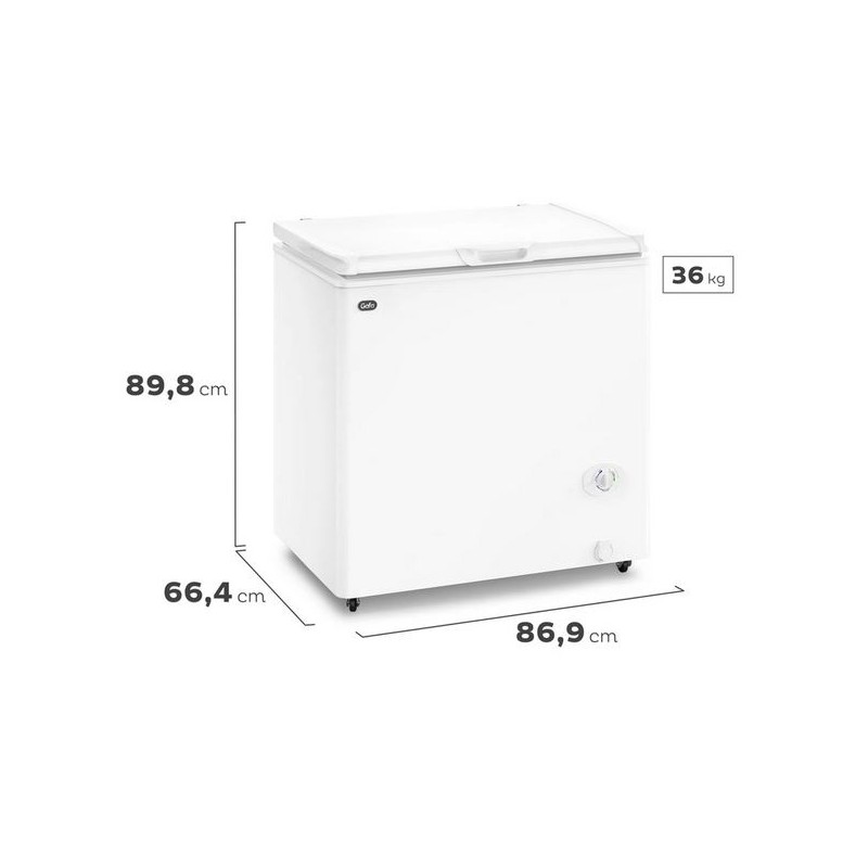 FREEZER GAFA FGHI200B-M INVERTER 205LT