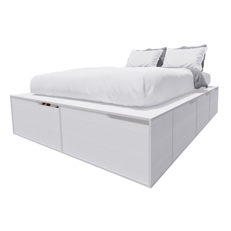 CAMA BOX 2 PLAZAS EMC CON 6 CAJONES Y 2...