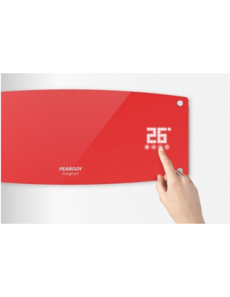 CALOVENTOR DE PARED PEABODY CV20N DIGITAL ROJO