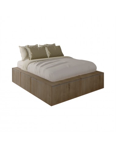 CAMA PRO EMC 2 PLAZAS 1.40M CON 6 CAJONES Y 2...