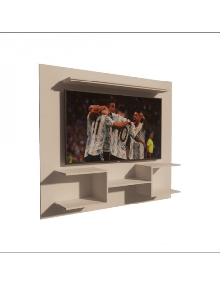 MURO DE TV EMC FLOTANTE BLANCO