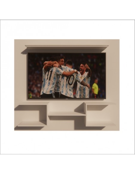 MURO DE TV EMC FLOTANTE BLANCO