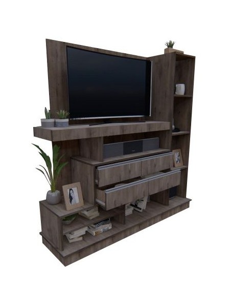 MODULAR DE TV EMC CON 4 CAJONES BÁLTICO