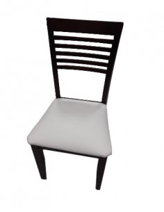 SILLA TORONTO TAPIZADA NOGAL