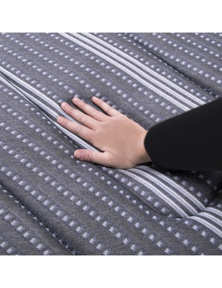 COLCHÓN KING KOIL LEXINGTON GRIS RESORTES 160x200