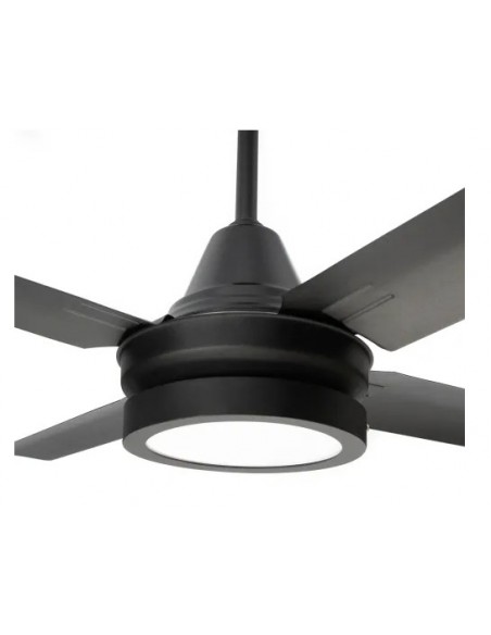 VENTILADOR DE TECHO BOHER CON LUZ LED NEGRO