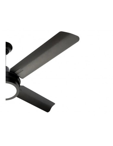 VENTILADOR DE TECHO BOHER CON LUZ LED NEGRO