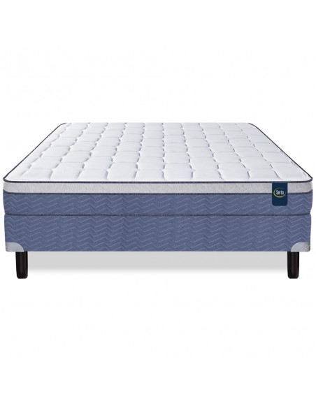 COLCHÓN + SOMMIER SERTA FLORIDA RESORTES 140x190