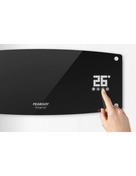 CALOVENTOR DE PARED PEABODY CV20N DIGITAL NEGRO