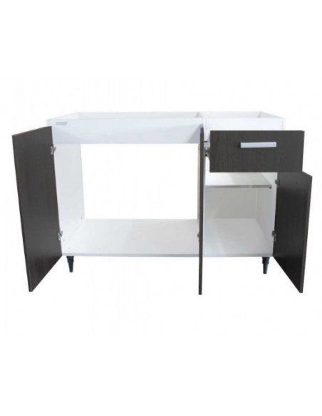 BAJO MESADA 1.20M BLANCO GRIS GRAFITO