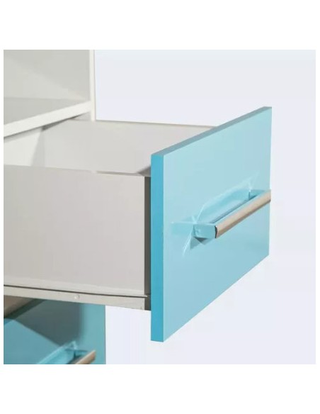 MESA DE LUZ INFANTIL CELESTE