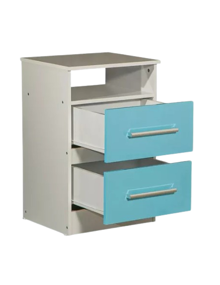 MESA DE LUZ INFANTIL CELESTE