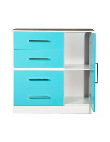 CHIFFONIER FORTALEZA 4 CAJONES CELESTE
