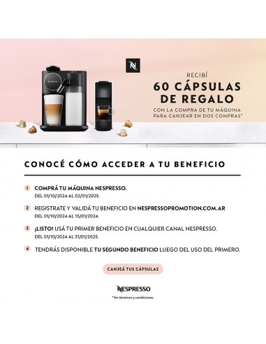 CAFETERA NESPRESSO ESSENZA MINI NEGRA