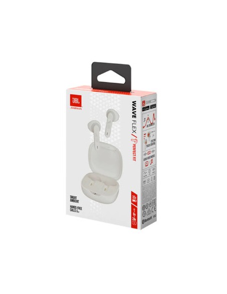 AURICULAR JBL WAVE FLEX TWS BLANCO