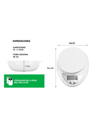 BALANZA DE COCINA GADNIC