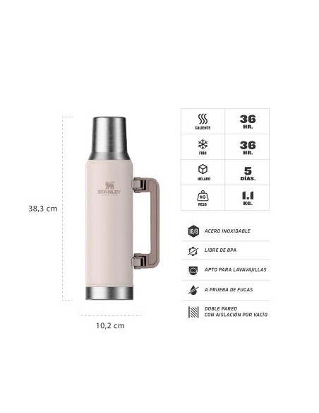 TERMO STANLEY MATE SYSTEM 1.6LT ROSA