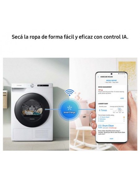 SECARROPAS SAMSUNG AUTOMÁTICO DV90T5240AX 9KG