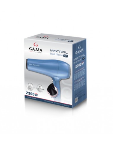 SECADOR DE PELO GAMA 3D BLUE TITANIO