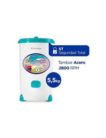 SECARROPAS COLUMBIA HTS-5503 5.5KG