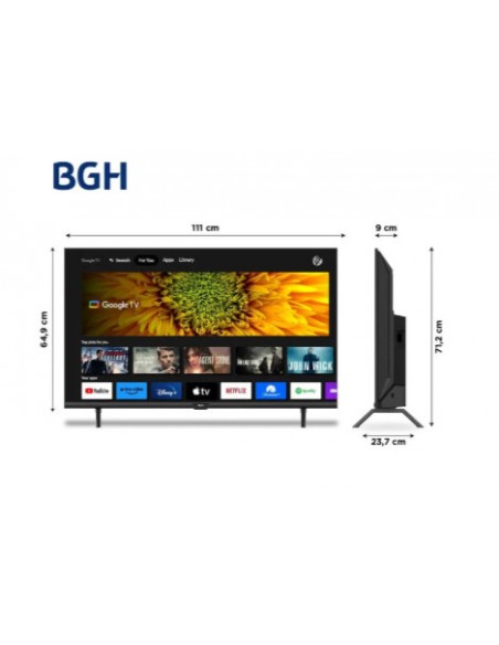 SMART TV BGH 50" B5024US6G 4K