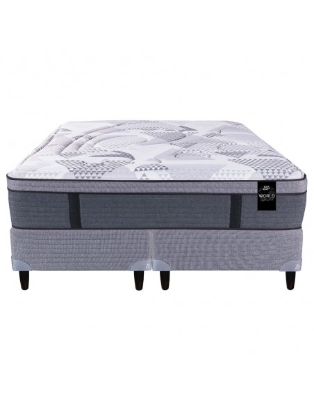 COLCHÓN + SOMMIER KING KOIL LUXURY POCKET 120 GOLD RESORTES 200X200