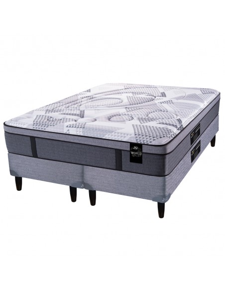 COLCHÓN + SOMMIER KING KOIL LUXURY POCKET 120 GOLD RESORTES 200X200