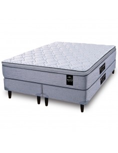 COLCHÓN + SOMMIER KING KOIL KENSINGTON RESORTES 200X200