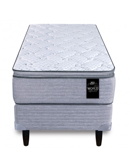COLCHÓN + SOMMIER KING KOIL KENSINGTON RESORTES 90