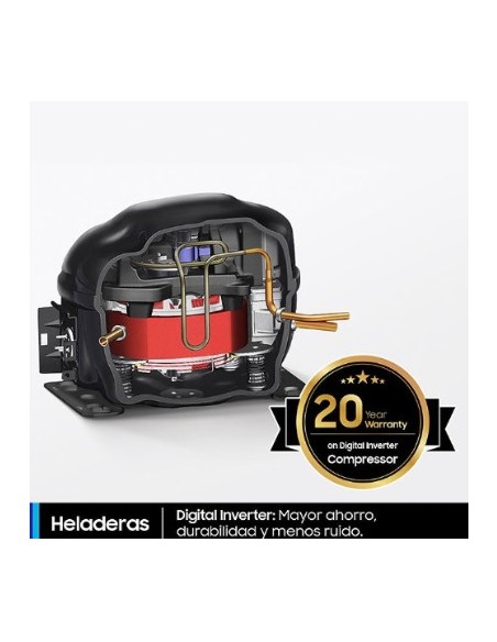 HELADERA SAMSUNG INVERTER RT42DG6730B1 407LT