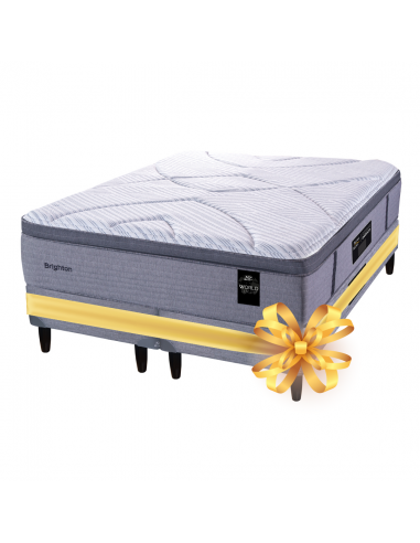 COLCHÓN + SOMMIER DE REGALO KING KOIL BRIGHTON RESORTES TEJIDO DE PUNTO 160x200