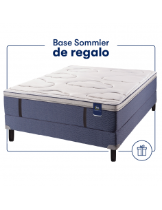 COLCHÓN + SOMMIER DE REGALO SERTA PENSILVANIA RESORTES...