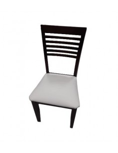 SILLA TORONTO TAPIZADA NOGAL