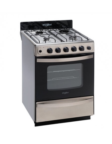 COCINA WHIRLPOOL WFX57DW MULTIGAS INOXIDABLE