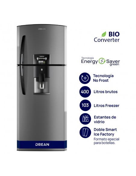 HELADERA DREAN NO FROST RDP400FZRT 400LT