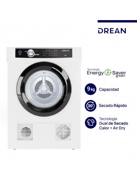 SECARROPAS DREAN POR CALOR SED090VBCL 9KG