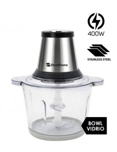 PICADOR STEELHOME SH-PA400W ACERO INOXIDABLE Y VIDRIO