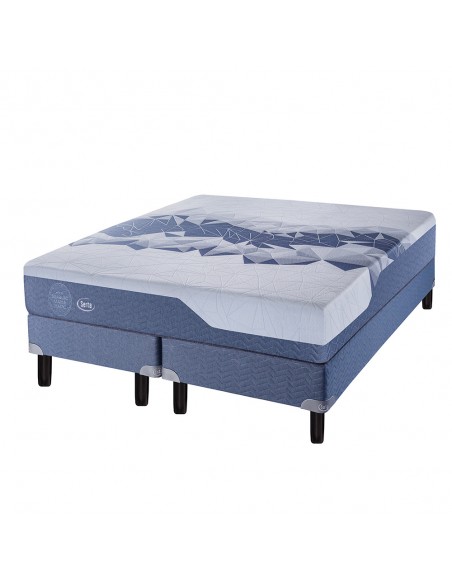 COLCHÓN + SOMMIER SERTA LUISIANA RESORTES 180x200