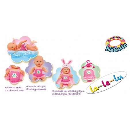 MUÑECA LALELU NIKOLE NADADORA
