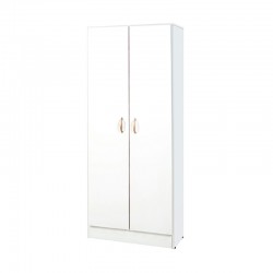 DESPENSERO 2 PUERTAS 4 ESTANTES BLANCO