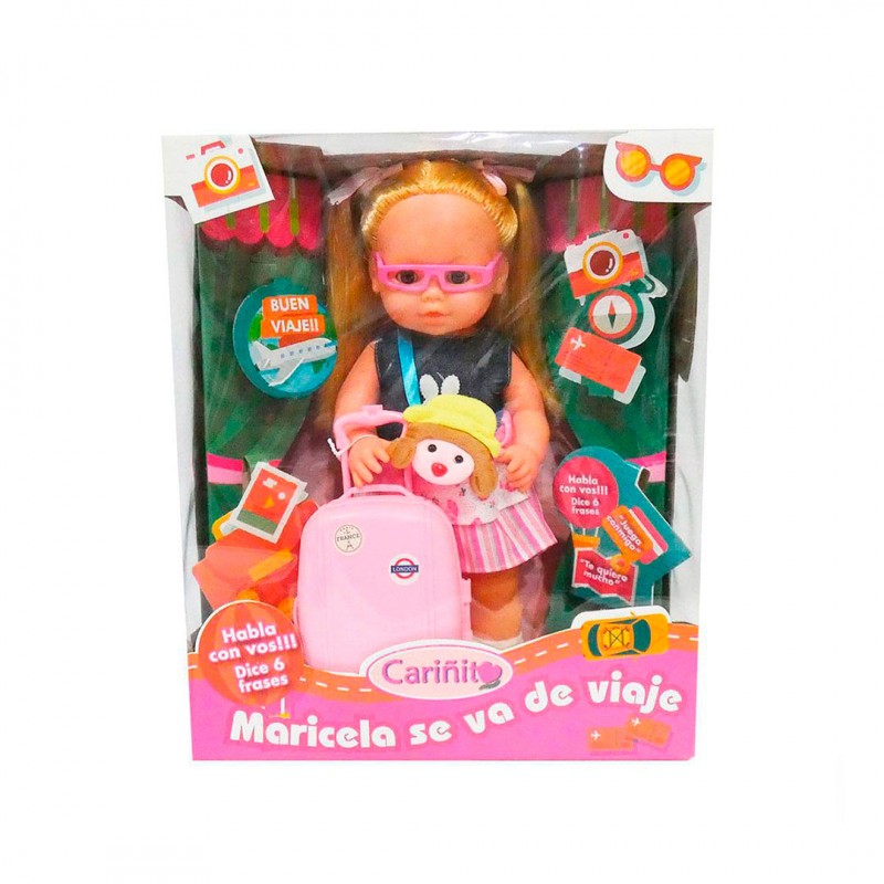 MUÑECA MARICELA VIAJA CON VOS JUGUETECH