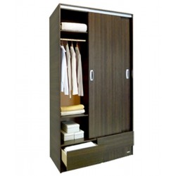 PLACARD MAX 2 PUERTAS 2 CAJONES TABACO