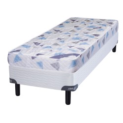 COLCHÓN + SOMMIER INDUCOL SYSTEM ESPUMA 80X190X23